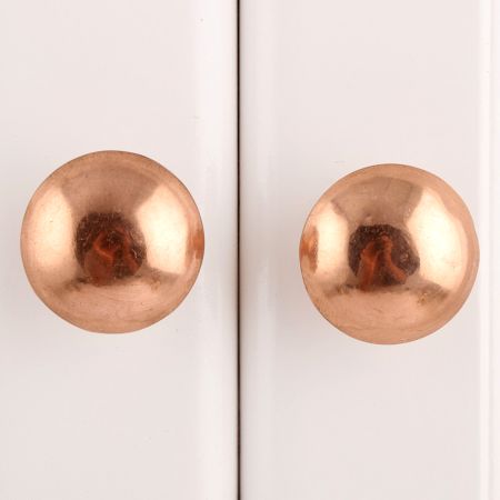 Copper Flat Dresser Knobs